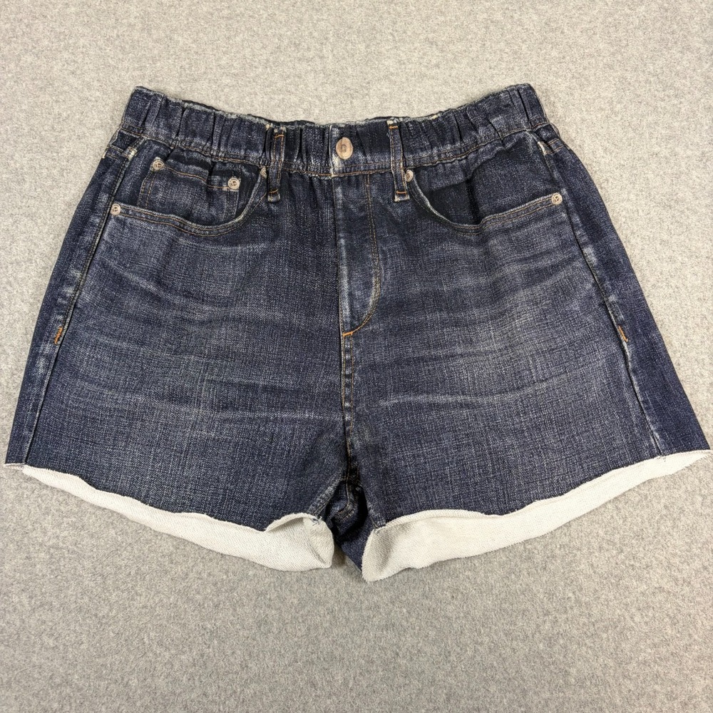 Rag & Bone Womens Miramar Shorts Womens Large Blue Dark Wash